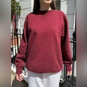 Brandy Melville ERICA SWEATSHIRT burgundy